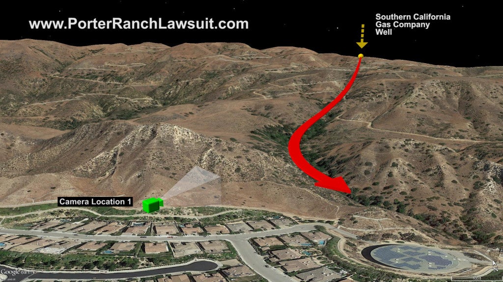 Porter Ranch Gas Leak Image Location 1 Map
